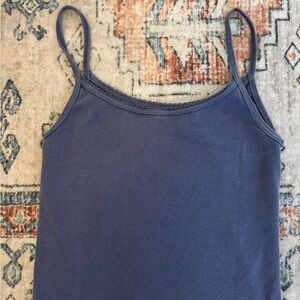 Brandy Melville Blue Fitted Camisole Top